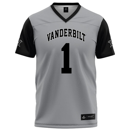 Vanderbilt - NCAA Football : Blaze Berlowitz - Grey Football Jersey-0