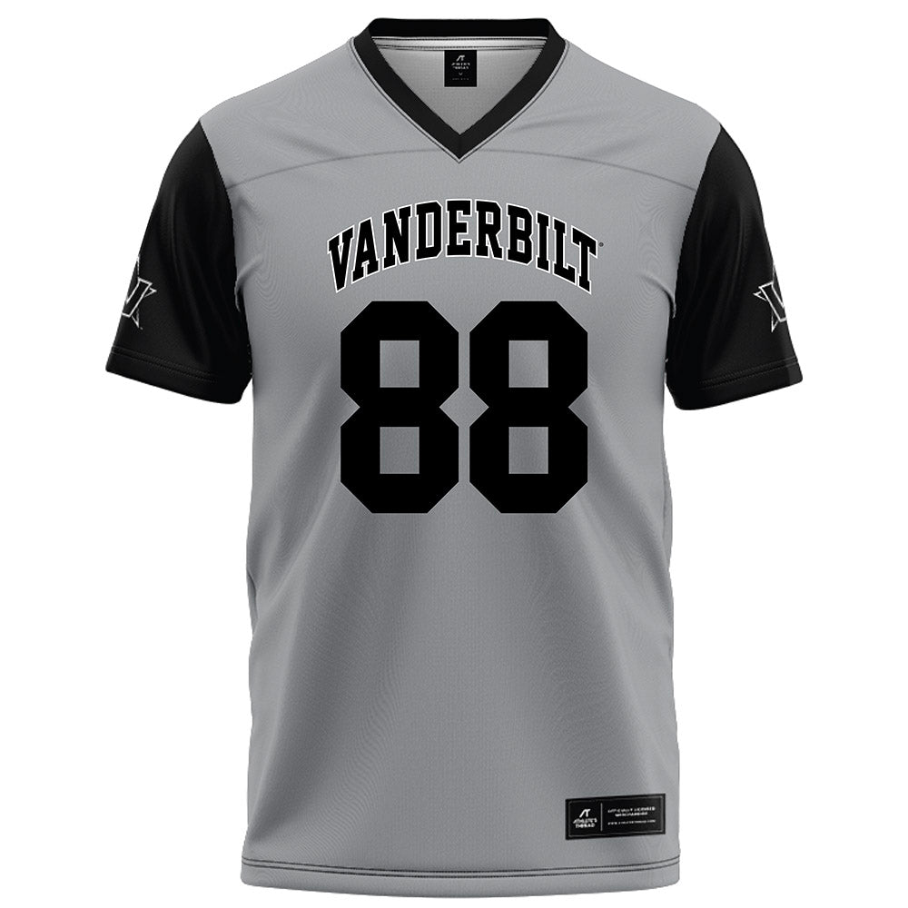 Vanderbilt - NCAA Football : Wils Jackson - Grey Football Jersey-0