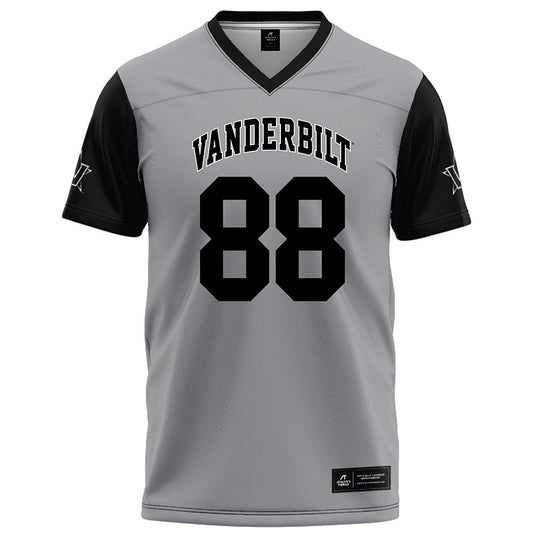 Vanderbilt - NCAA Football : Wils Jackson - Grey Football Jersey-0