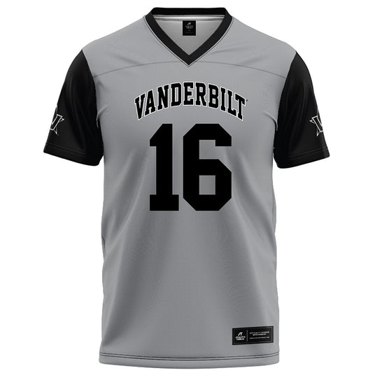 Vanderbilt - NCAA Football : Jaylin Davies - Grey Football Jersey-0