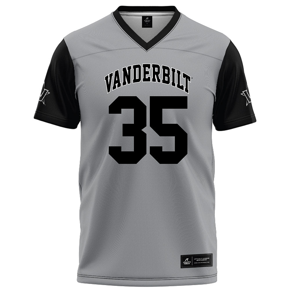 Vanderbilt - NCAA Football : Payne Daniel - Grey Football Jersey-0