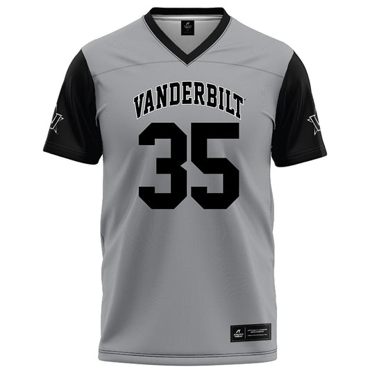 Vanderbilt - NCAA Football : Payne Daniel - Grey Football Jersey-0