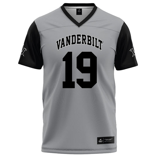 Vanderbilt - NCAA Football : Maurice Veney - Grey Football Jersey-0