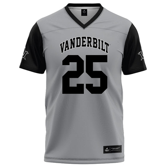 Vanderbilt - NCAA Football : Mason Lewis - Grey Football Jersey-0