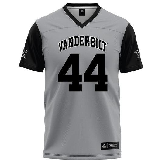 Vanderbilt - NCAA Football : Daniel Vollmer - Grey Football Jersey-0