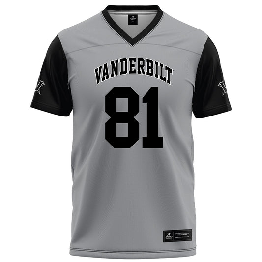 Vanderbilt - NCAA Football : Kayleb barnett - Grey Football Jersey-0