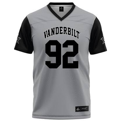 Vanderbilt - NCAA Football : Jaylon Stone - Grey Football Jersey-0