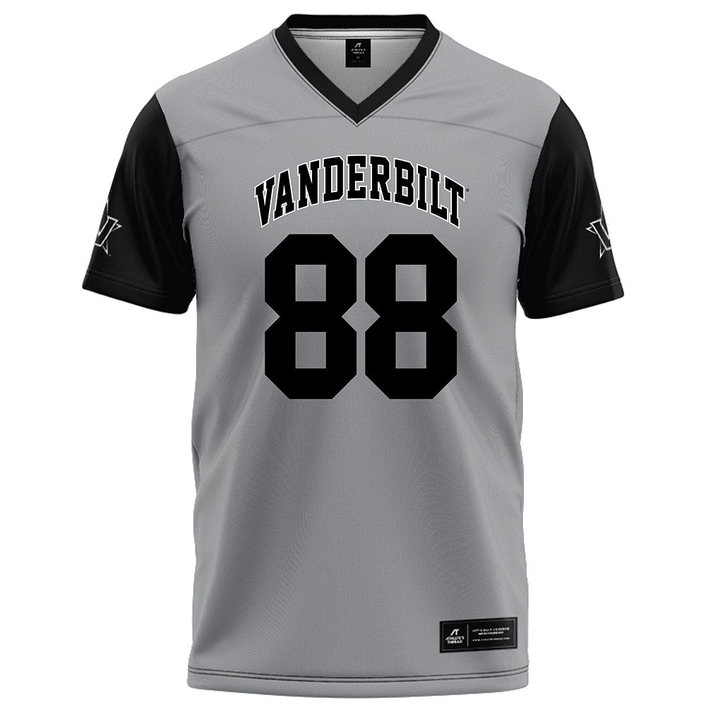 Vanderbilt - NCAA Football : Wils Jackson - Grey Football Jersey-0