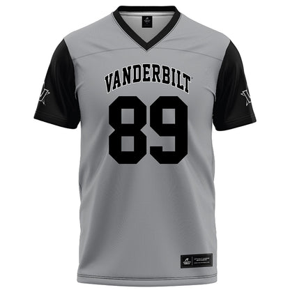 Vanderbilt - NCAA Football : Cameran Dickson - Grey Football Jersey-0