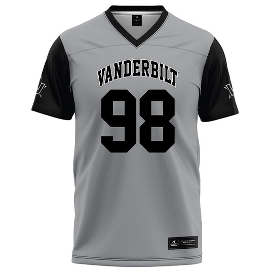 Vanderbilt - NCAA Football : Daryl Campbell - Grey Football Jersey-0