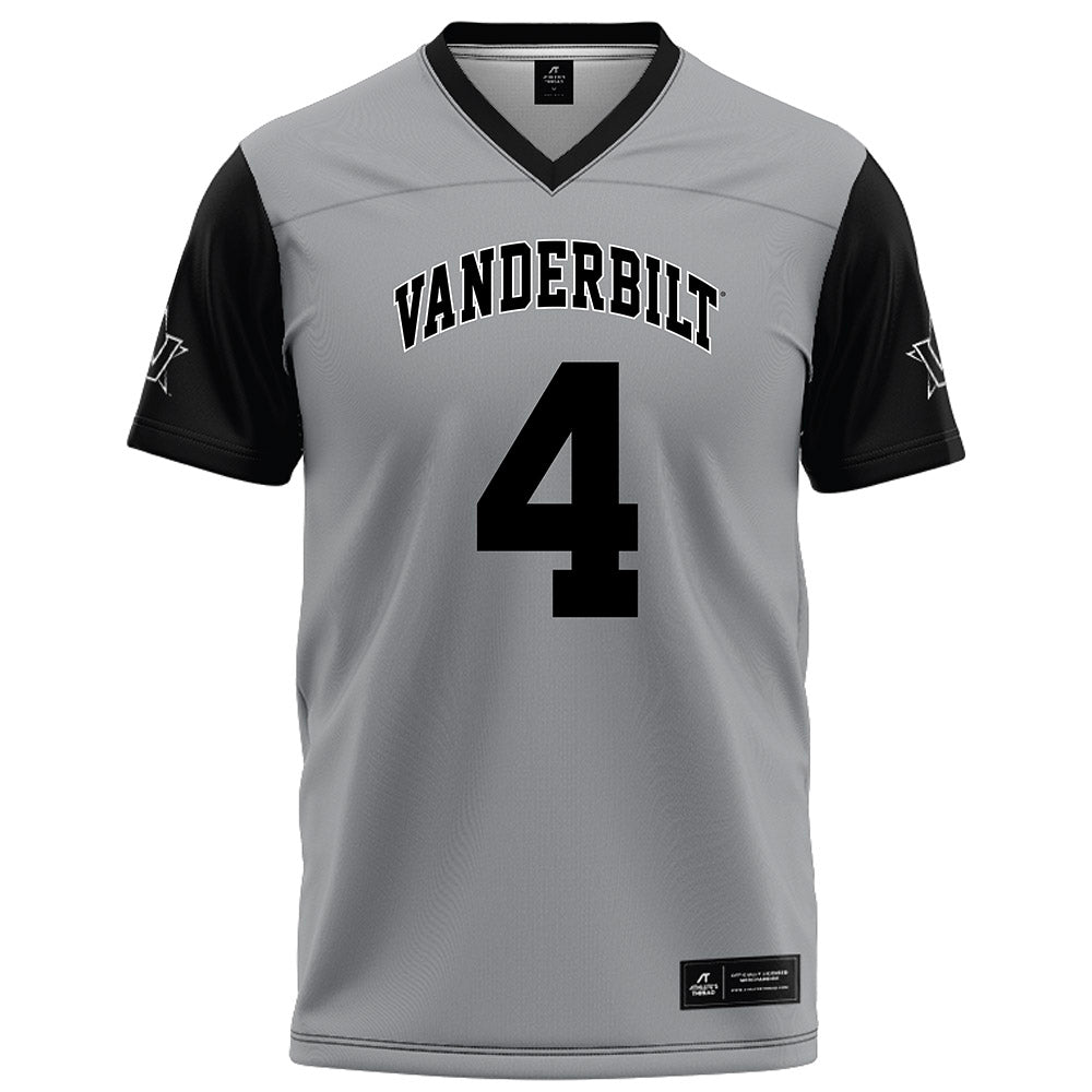 Vanderbilt - NCAA Football : Martel Hight - Grey Football Jersey-0