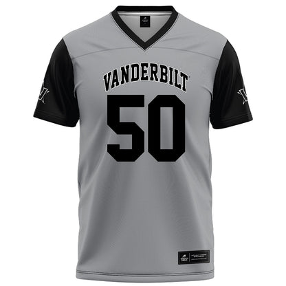 Vanderbilt - NCAA Football : Gunner Givens - Grey Football Jersey-0