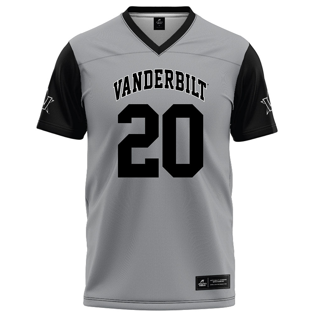 Vanderbilt - NCAA Football : Jamison Curtis - Grey Football Jersey-0