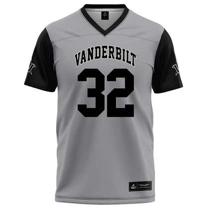 Vanderbilt - NCAA Football : Mason Carter - Grey Football Jersey-0
