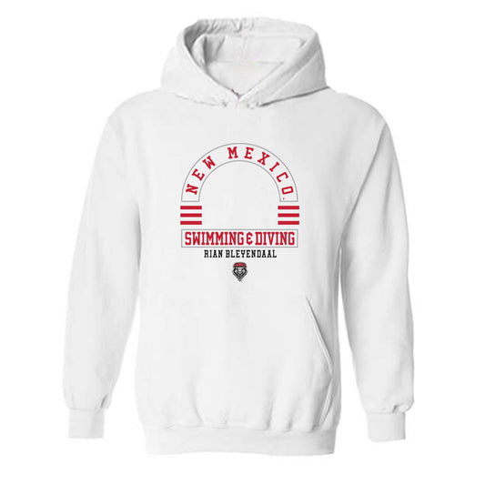 New Mexico - NCAA Women's Swimming & Diving : Rian Bleyendaal - Classic Fashion Shersey Hooded Sweatshirt-0