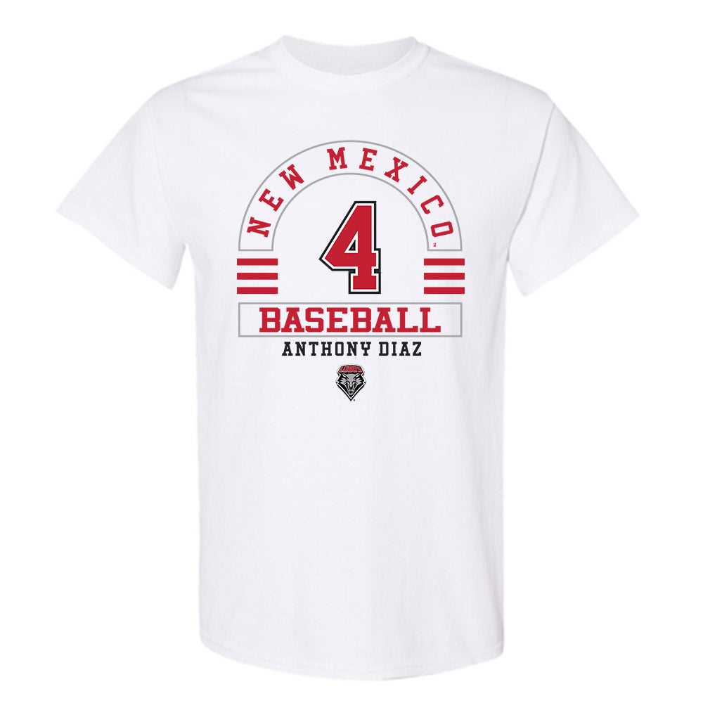 New Mexico - NCAA Baseball : Anthony Diaz - Classic Fashion Shersey T-Shirt-0