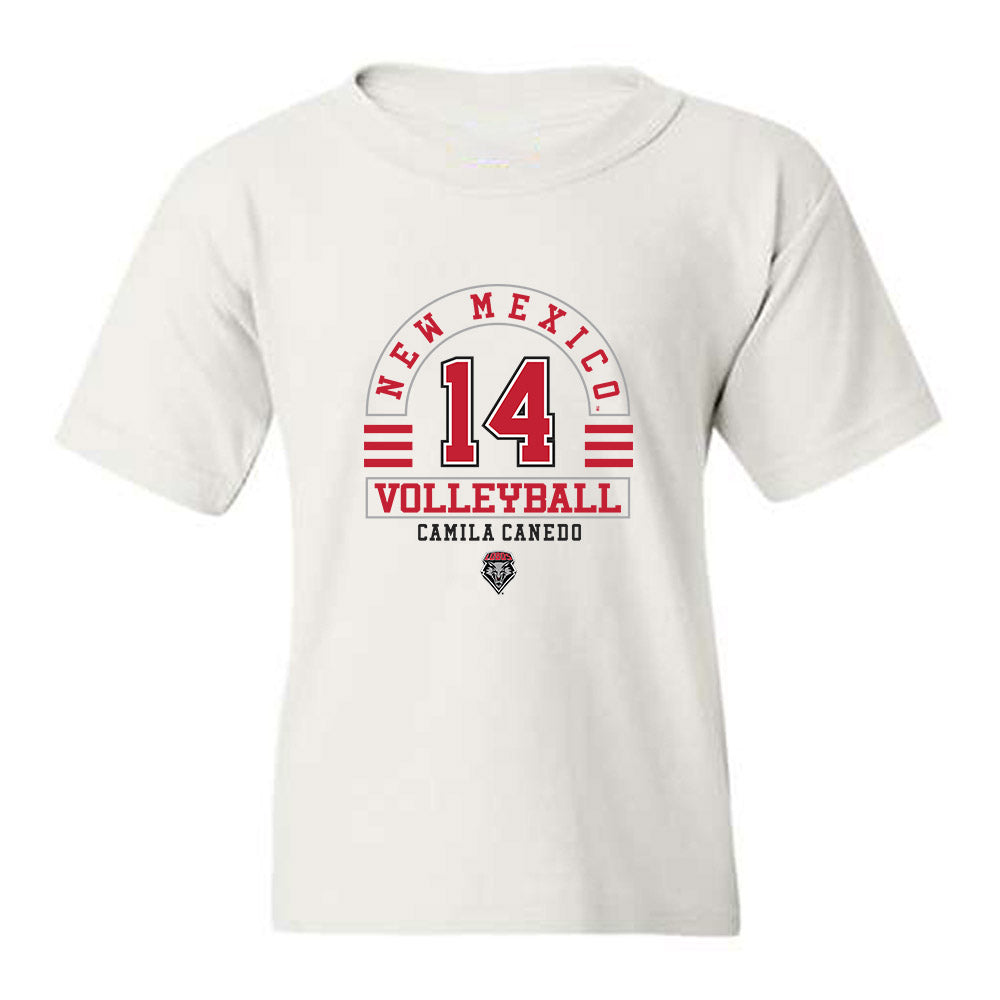 New Mexico - NCAA Women's Volleyball : Camila Canedo - Classic Fashion Shersey Youth T-Shirt-0