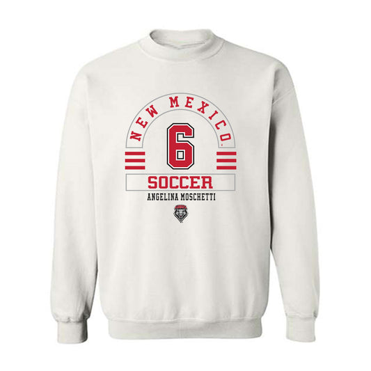 New Mexico - NCAA Women's Soccer : Angelina Moschetti - Classic Fashion Shersey Crewneck Sweatshirt-0