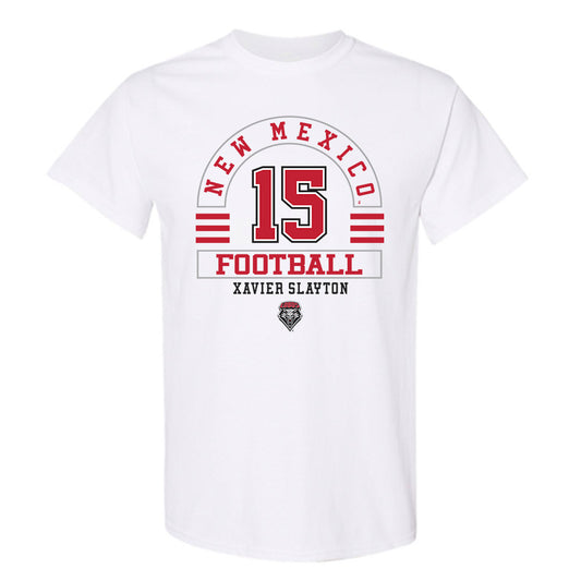 New Mexico - NCAA Football : Xavier Slayton - Classic Fashion Shersey T-Shirt-0