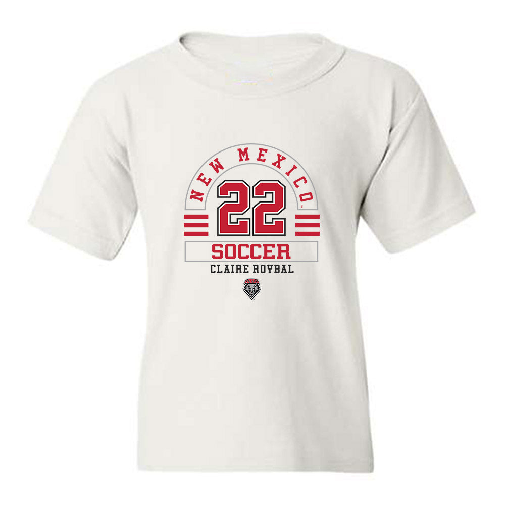 New Mexico - NCAA Women's Soccer : Claire Roybal - Classic Fashion Shersey Youth T-Shirt-0