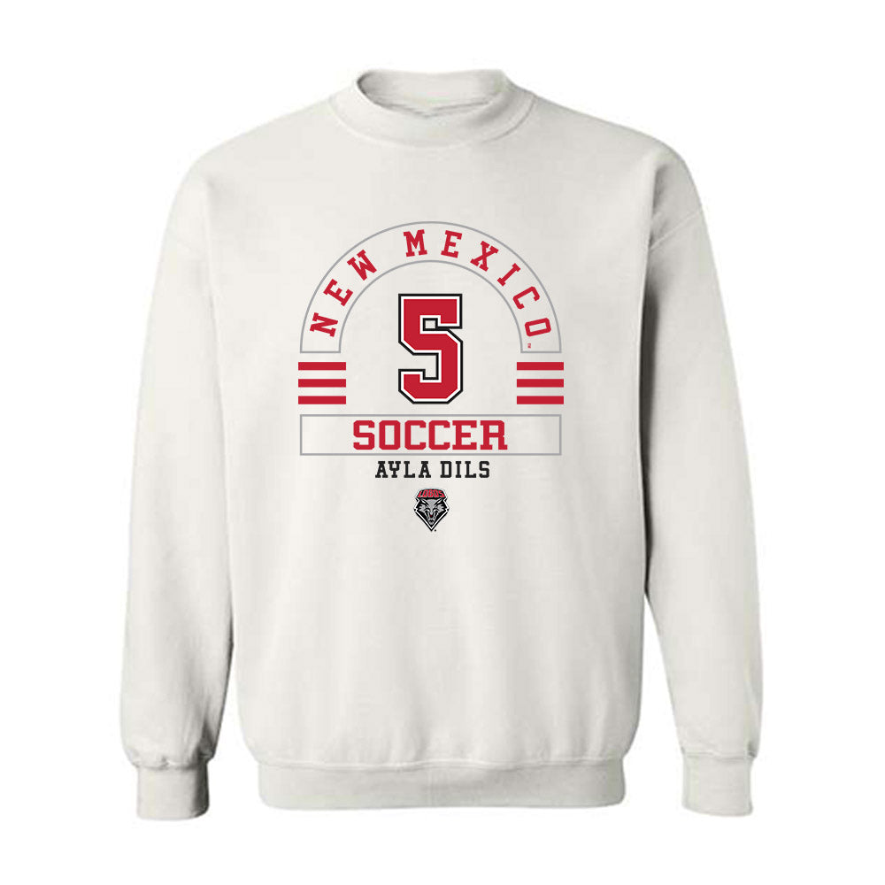 New Mexico - NCAA Women's Soccer : Ayla Dils - Classic Fashion Shersey Crewneck Sweatshirt-0