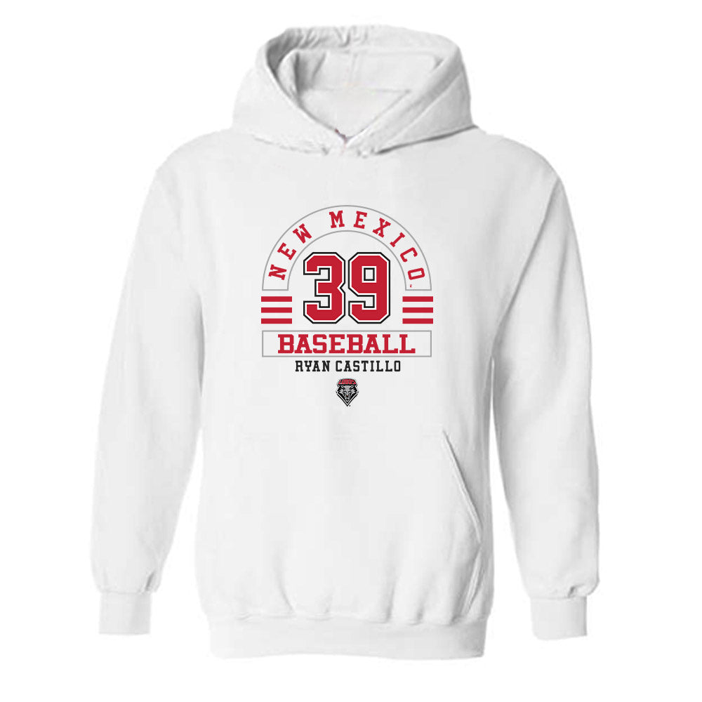 New Mexico - NCAA Baseball : Ryan Castillo - Classic Fashion Shersey Hooded Sweatshirt-0