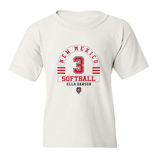 New Mexico - NCAA Softball : Ella Dawson - Classic Fashion Shersey Youth T-Shirt-0