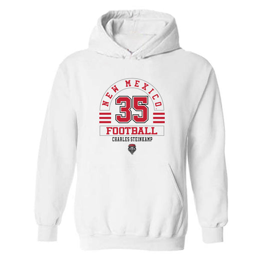 New Mexico - NCAA Football : Charles Steinkamp - Classic Fashion Shersey Hooded Sweatshirt-0