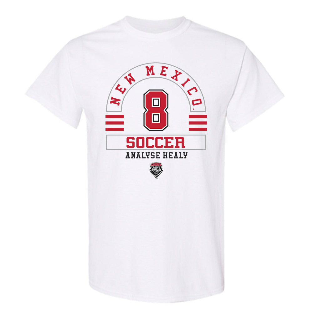 New Mexico - NCAA Women's Soccer : Analyse Healy - Classic Fashion Shersey T-Shirt-0