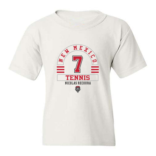 New Mexico - NCAA Men's Tennis : Nicolas Recoura - Classic Fashion Shersey Youth T-Shirt-0