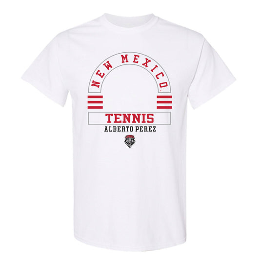 New Mexico - NCAA Men's Tennis : Alberto Perez - Classic Fashion Shersey T-Shirt-0