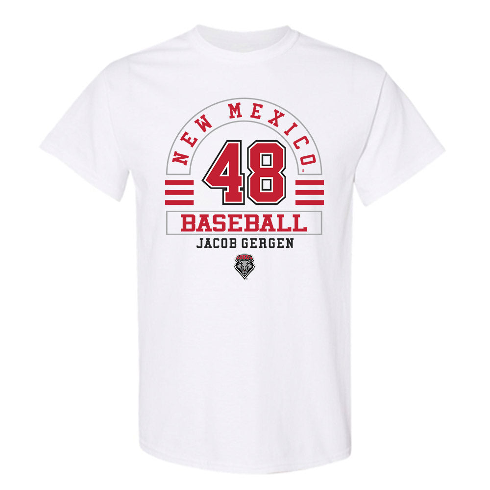 New Mexico - NCAA Baseball : Jacob Gergen - Classic Fashion Shersey T-Shirt-0