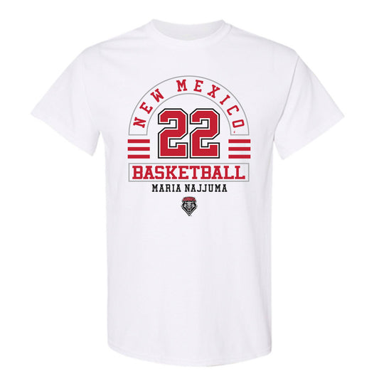 New Mexico - NCAA Women's Basketball : Maria Najjuma - Classic Fashion Shersey T-Shirt-0