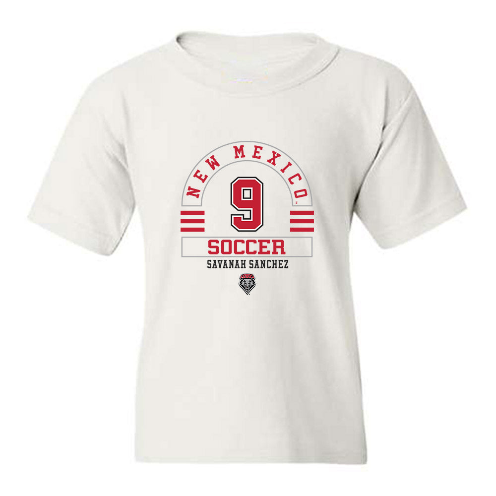 New Mexico - NCAA Women's Soccer : Savanah Sanchez - Classic Fashion Shersey Youth T-Shirt-0