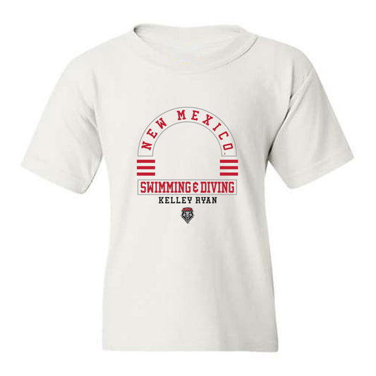 New Mexico - NCAA Women's Swimming & Diving : Kelley Ryan - Classic Fashion Shersey Youth T-Shirt-0