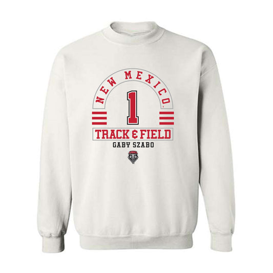 New Mexico - NCAA Women's Track & Field : Gaby Szabo - Classic Fashion Shersey Crewneck Sweatshirt-0