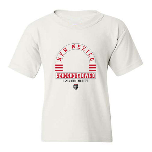 New Mexico - NCAA Women's Swimming & Diving : Esme Abbadi-MacIntosh - Classic Fashion Shersey Youth T-Shirt-0