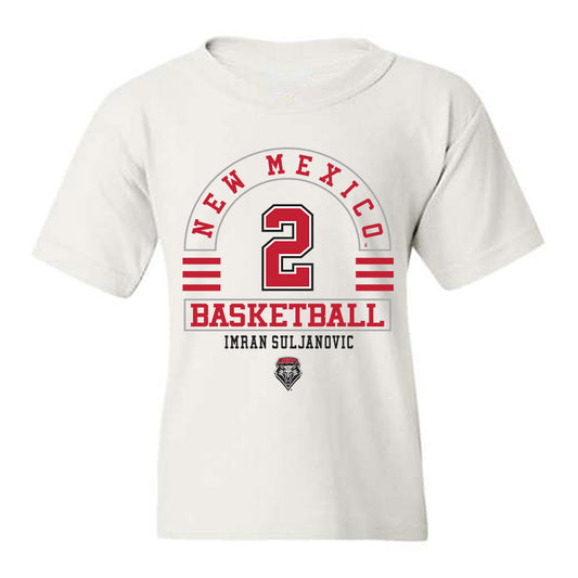 New Mexico - NCAA Men's Basketball : Imran Suljanovic - Classic Fashion Shersey Youth T-Shirt-0