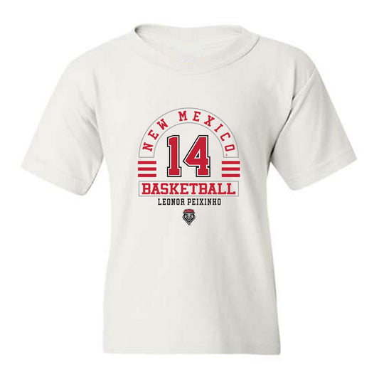 New Mexico - NCAA Women's Basketball : Leonor Peixinho - Classic Fashion Shersey Youth T-Shirt-0