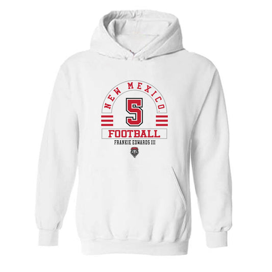 New Mexico - NCAA Football : Frankie Edwards III - Classic Fashion Shersey Hooded Sweatshirt-0