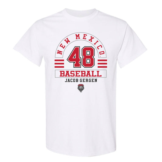 New Mexico - NCAA Baseball : Jacob Gergen - Classic Fashion Shersey T-Shirt-0
