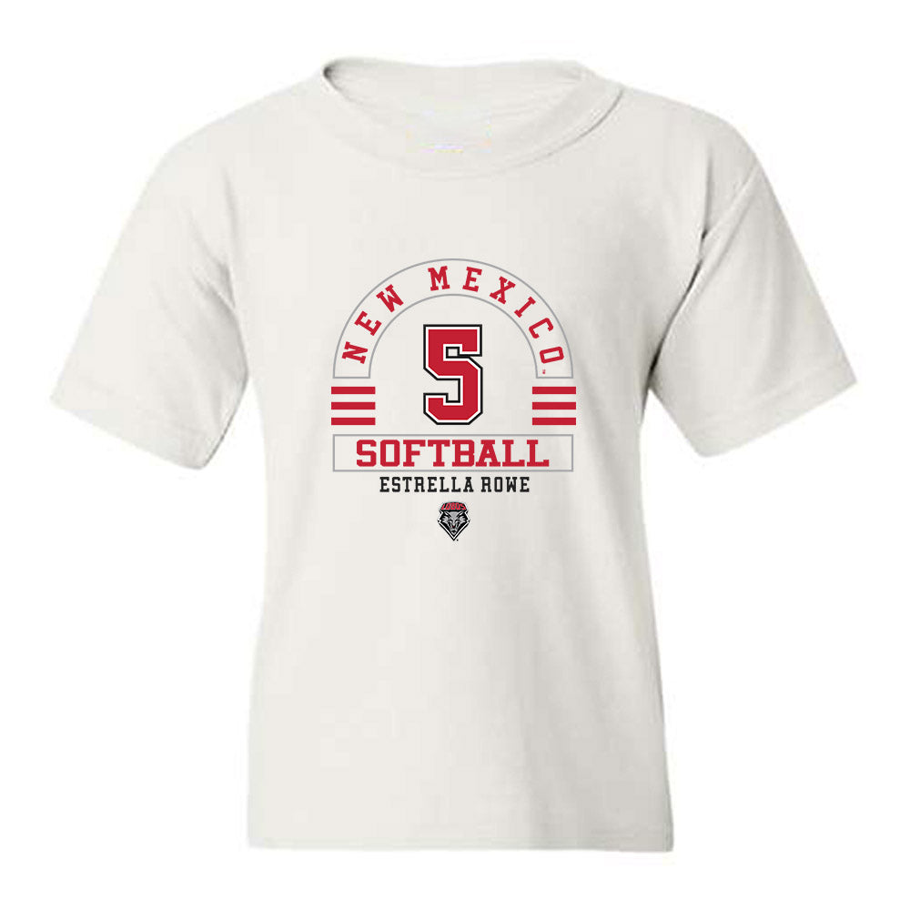 New Mexico - NCAA Softball : Estrella Rowe - Classic Fashion Shersey Youth T-Shirt-0
