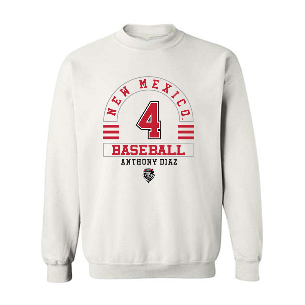 New Mexico - NCAA Baseball : Anthony Diaz - Classic Fashion Shersey Crewneck Sweatshirt-0