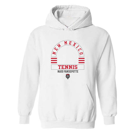 New Mexico - NCAA Women's Tennis : Maud Vandeputte - Classic Fashion Shersey Hooded Sweatshirt-0