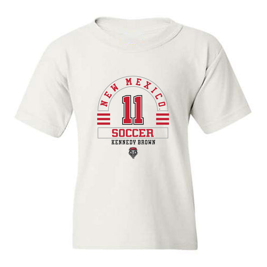 New Mexico - NCAA Women's Soccer : Kennedy Brown - Classic Fashion Shersey Youth T-Shirt-0