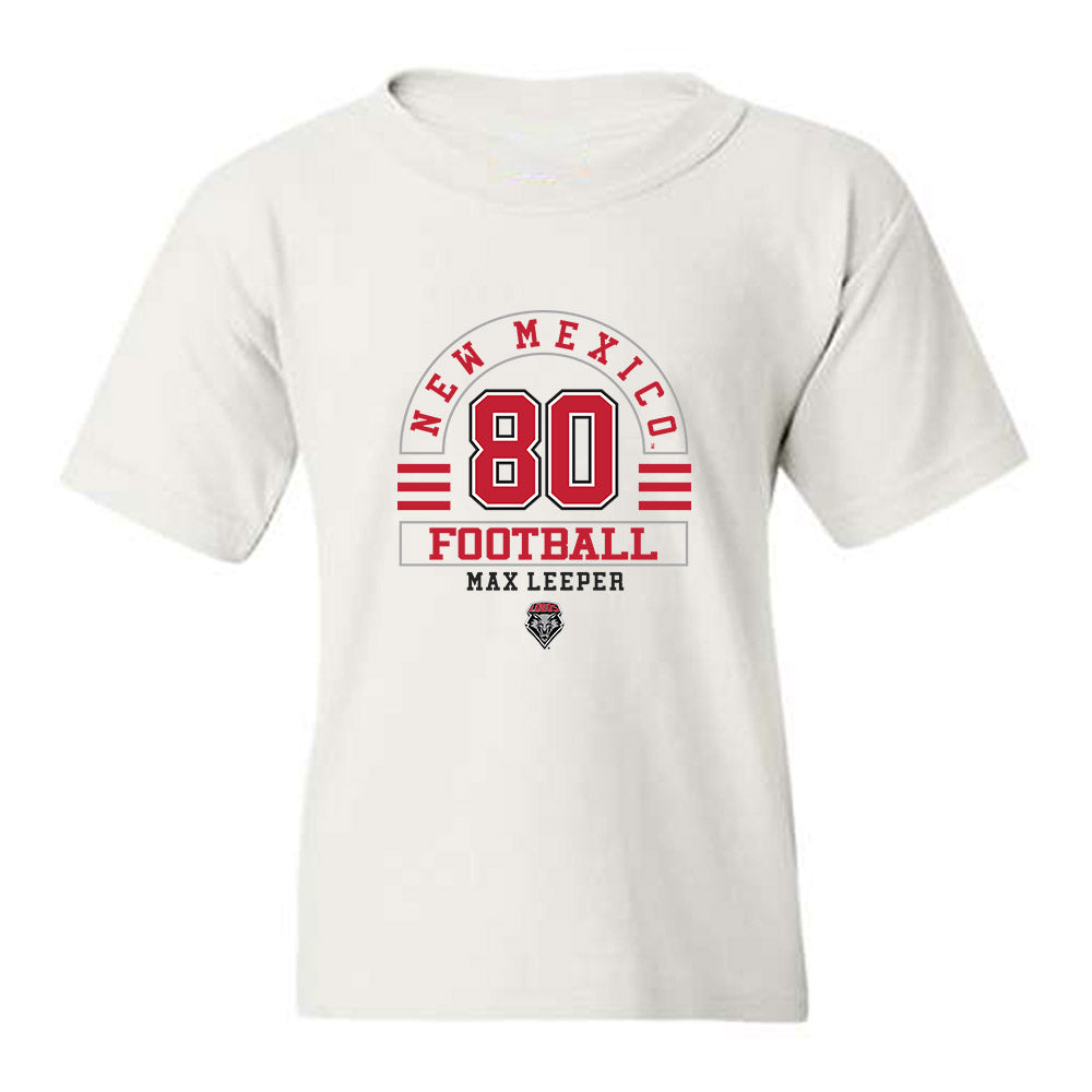 New Mexico - NCAA Football : Max Leeper - Classic Fashion Shersey Youth T-Shirt-0