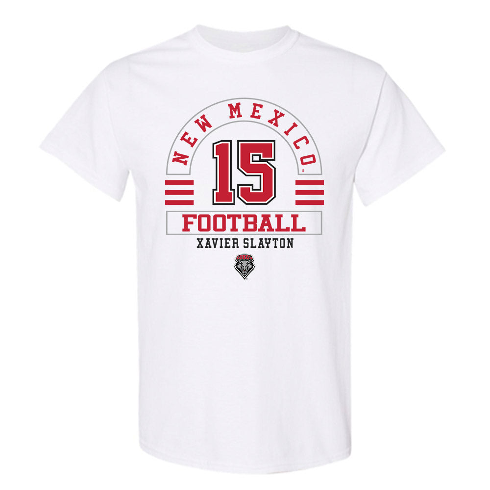 New Mexico - NCAA Football : Xavier Slayton - Classic Fashion Shersey T-Shirt-0