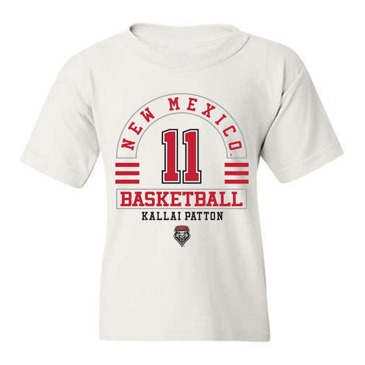 New Mexico - NCAA Men's Basketball : Kallai Patton - Classic Fashion Shersey Youth T-Shirt-0