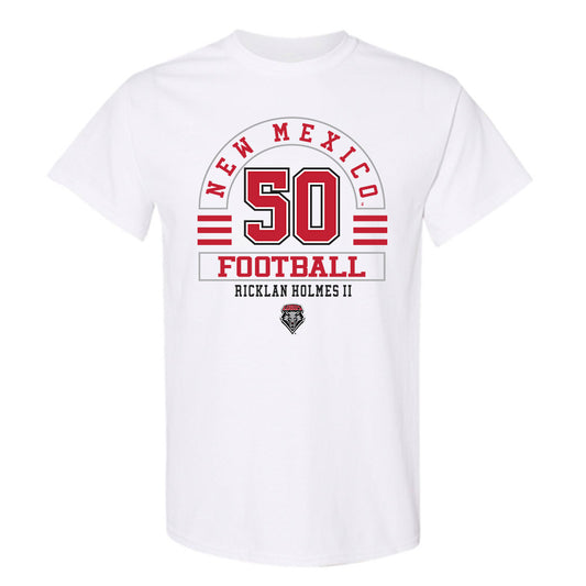 New Mexico - NCAA Football : Ricklan Holmes II - Classic Fashion Shersey T-Shirt-0