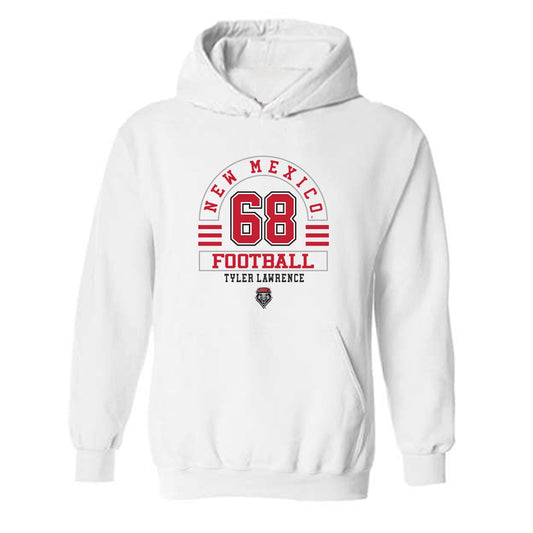 New Mexico - NCAA Football : Tyler Lawrence - Classic Fashion Shersey Hooded Sweatshirt-0